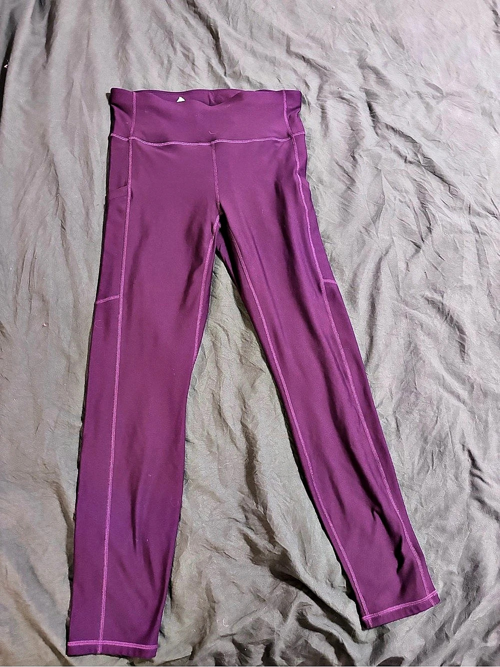 Fabletics Oasis PureLuxe High-Waisted Pocket Legging Purple